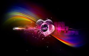 Love is everywhere romantic love wallpaper