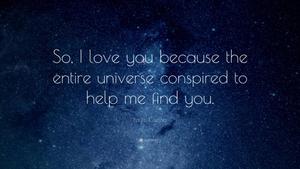 Love Quote About Universe universe wallpaper
