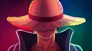 Luffy charges forward with a determined expression. luffy wallpaper