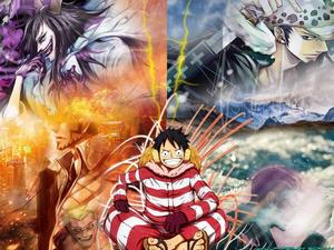 Luffy Embarks on His Epic Journey  Wallpaper
