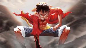 Luffy fights for justice and becomes the Pirate King luffy wallpaper