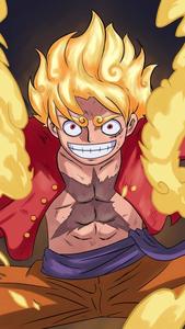 Luffy showing his rebellious nature luffy wallpaper