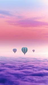 Lush and delicate pastel landscape of delicate petals pastel aesthetic wallpaper