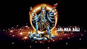 Maa Kali And Shiva Sparkle Effects maa kali wallpaper