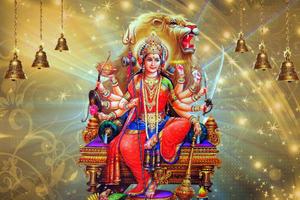 Maa Sherawali Deity Ethereal Background maa sherawali wallpaper