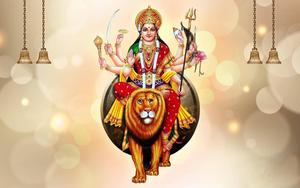 Maa Sherawali Goddess Digital Art maa sherawali wallpaper