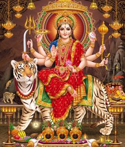 Maa Sherawali Goddess Temple Poster maa sherawali wallpaper
