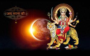 Maa Sherawali Sun And Planet maa sherawali wallpaper