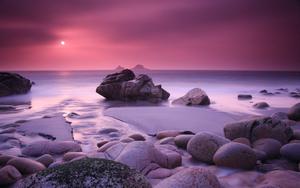 Macbook Pro Pink Shore Scenery macbook pro wallpaper