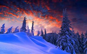 Macbook Pro Winter Sunset macbook pro wallpaper