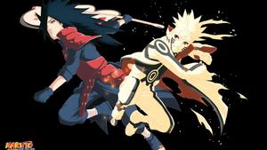 Madara Uchiha, a powerful ninja from the fictional Naruto universe naruto madara uchiha wallpaper