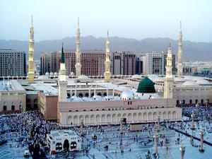 Madina Sharif Aerial Shot madina sharif wallpaper