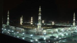 Madina Sharif At Night madina sharif wallpaper