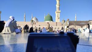 Madina Sharif Pilgrims Resting madina sharif wallpaper