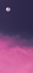 Magenta Clouds Sky pictures Wallpaper