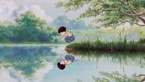 Magical Studio Ghibli Landscape with Sunset studio ghibli wallpaper