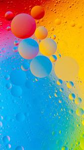 Magnificent View of Colorful 4k Water Droplet Abstract Art for Phone colorful 4k phone wallpaper