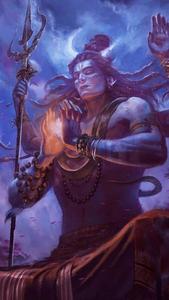 Mahadev Full HD Blue Sky Art Wallpaper