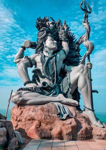 Mahadev Full HD Blue Sky Wallpaper