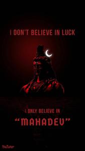 Mahadev Full HD Quote Wallpaper