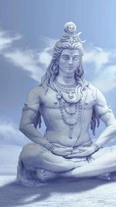 Mahadev Full HD White Sculpture Wallpaper