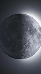 Majestic Full Moon Over Serene Night Sky - iPhone Wallpaper the moon iphone wallpaper
