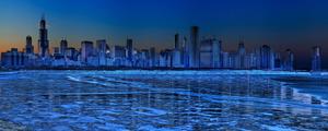 Majestic Glowing Sea and Boundless Sky dual monitor wallpaper