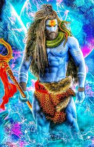 Majestic Mahakal in Divine Atmosphere Wallpaper