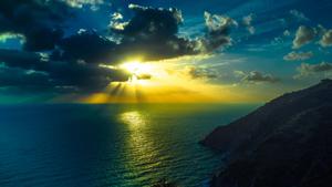 Majestic Mountain Range at Sunrise 4k ultra hd wallpaper