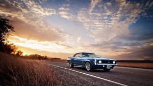 Make a Grand Entrance Every Time with a Classic 1969 Camaro SS. car wallpaper