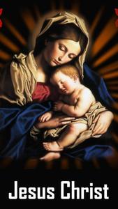 Mama Mary And Christ Jesus Phone jesus phone wallpaper