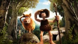 Man And Wild Boar 4K Cartoon 4k cartoon wallpaper