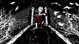 Man In Red Dark Anime dark anime wallpaper