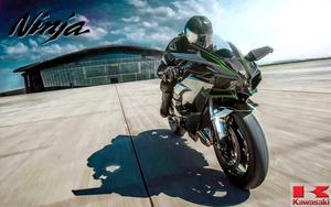 Man Riding Kawasaki H2r kawasaki h2r wallpaper