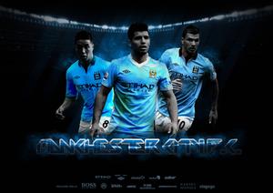 Manchester City Trio Shine in Etihad Stadium manchester city wallpaper