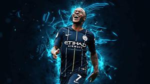 Manchester City's Raheem Sterling manchester city wallpaper