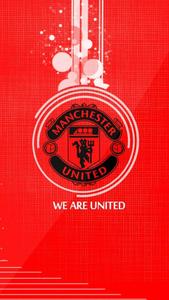 Manchester United Black Logo Portrait manchester united wallpaper