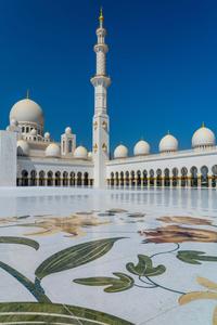Marble Mosaic Courtyard Islamic Background islamic wallpaper
