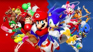 Mario and Sonic Team Up for a Fun Adventure! sonic wallpaper