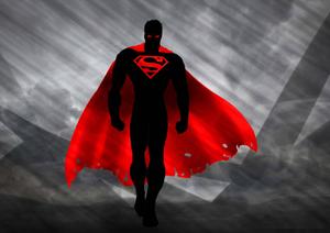 Marvel at the Might of Superman superhero wallpaper