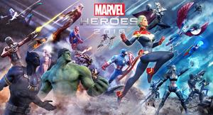 Marvel Comics Characters in Action marvel wallpaper