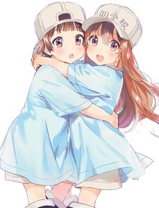 Matching Anime BFF Platelet Wallpaper