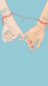 Matching BFF Red String matching bff wallpaper
