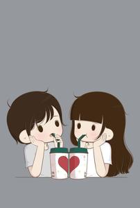 Matching Couple Pfp With Matching Drinks matching couple pfp wallpaper