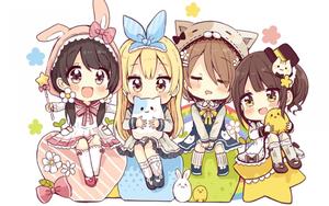 Matching Cute BFF Chibi matching bff wallpaper