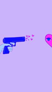Matching Left Love Gun matching wallpaper