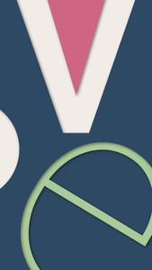 Matching Pink And Green Love Letters matching wallpaper