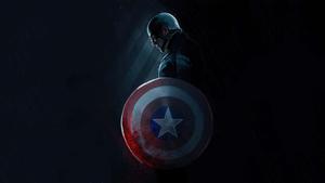 MCU Captain America Silhouette Background captain america wallpaper