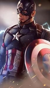 MCU Character Captain America 3D Art Background captain america wallpaper