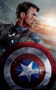 MCU Superhero Captain America The First Avenger With Shield Background captain america wallpaper